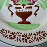 4 Sarreguemines flat plates from the 1900s