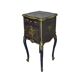 Classic revamped furniture – decorative blue and gold bedside table