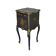 Classic revamped furniture – decorative blue and gold bedside table