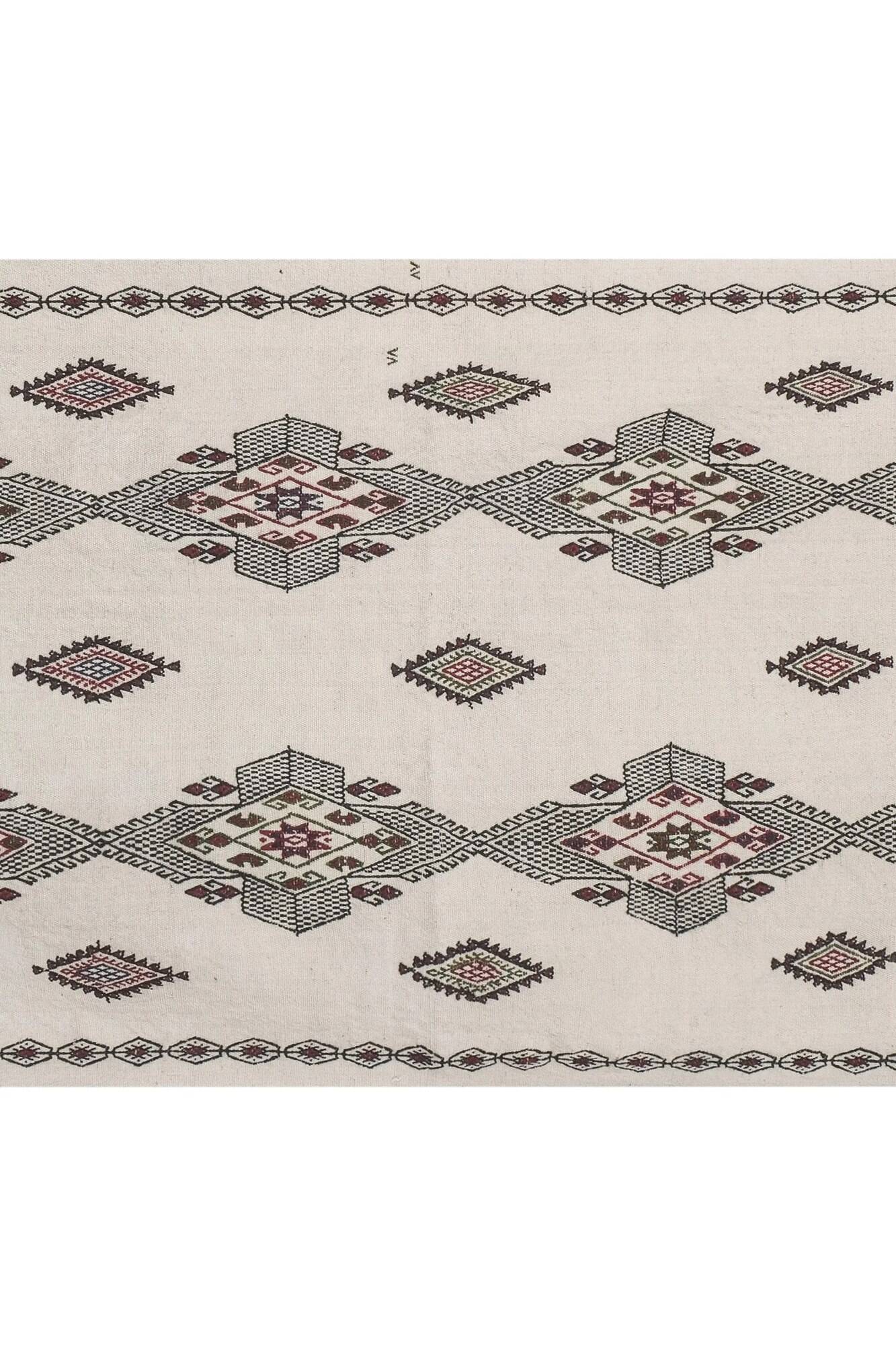 Vintage Turkish kilim, handwoven, 94x215 cm.