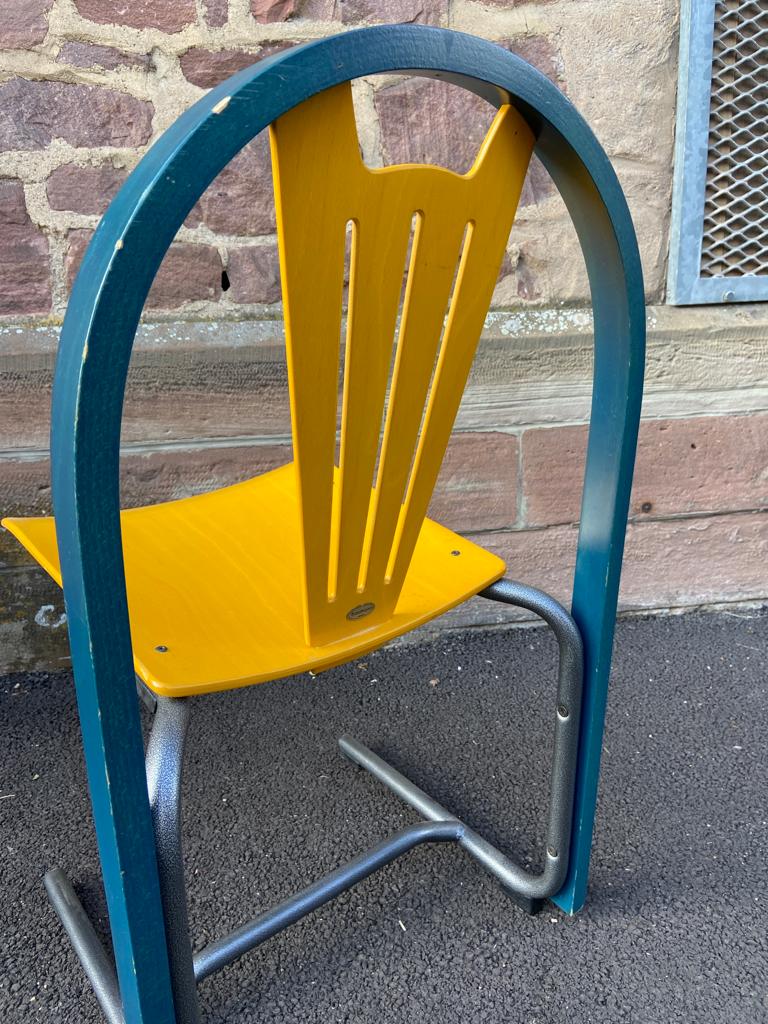 Set of 6 vintage chairs design lounge by Baumann, 1980-90s