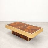 Cofee table with hidden bar by Maison Lancel
