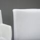 Gio dining chairs in ecru leather by Walter Knoll, Germany, 2000s, set of 8