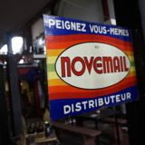 Plate enamelled novemail