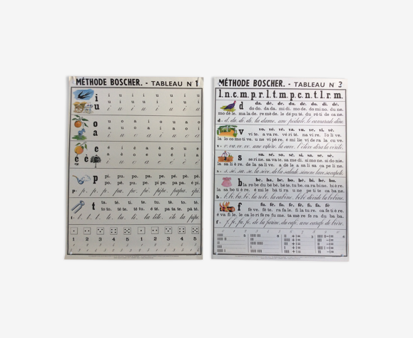 Series Of 2 Old School Maps Boscher Method Selency