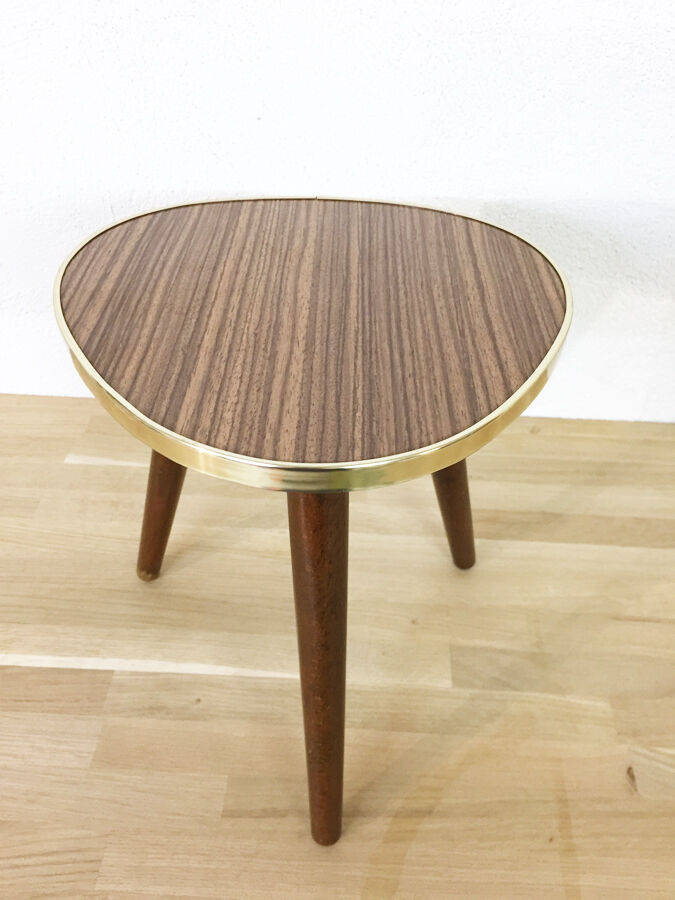 Formica tripod vintage pedestal table, 1960