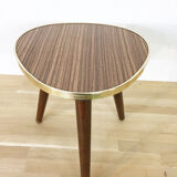 Formica tripod vintage pedestal table, 1960