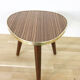 Guéridon vintage tripode formica, 1960