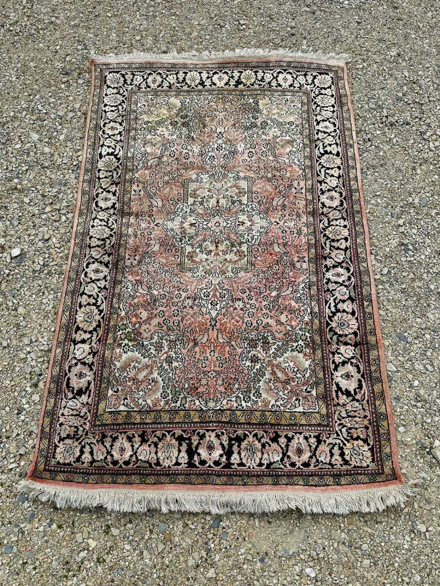 Persian silk rug