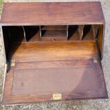 Bureau de pente Scriban en acajou époque fin XIXe Made in England