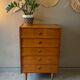 60s teak chest of drawers