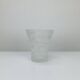 Vase "pansies" by Josef Inwald, molded pressed glass, art deco