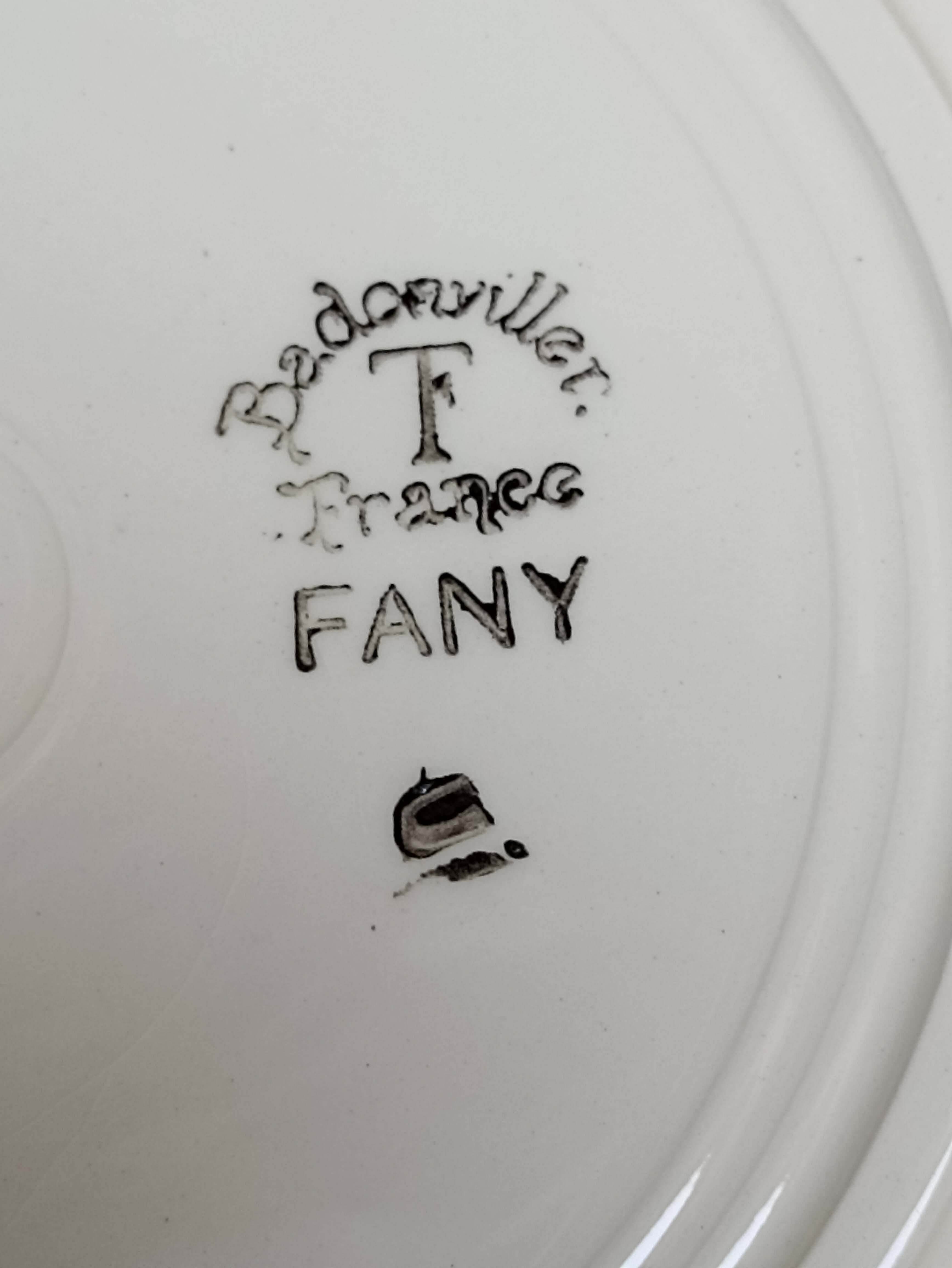 20 plates baderviller fany