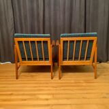 A pair of Wilhelm Knoll, Knoll Antimott armchairs, 1960s.
