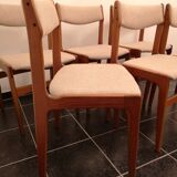 Set de 6 chaises Erik buch pour anderstrup møbelfabrik 1960