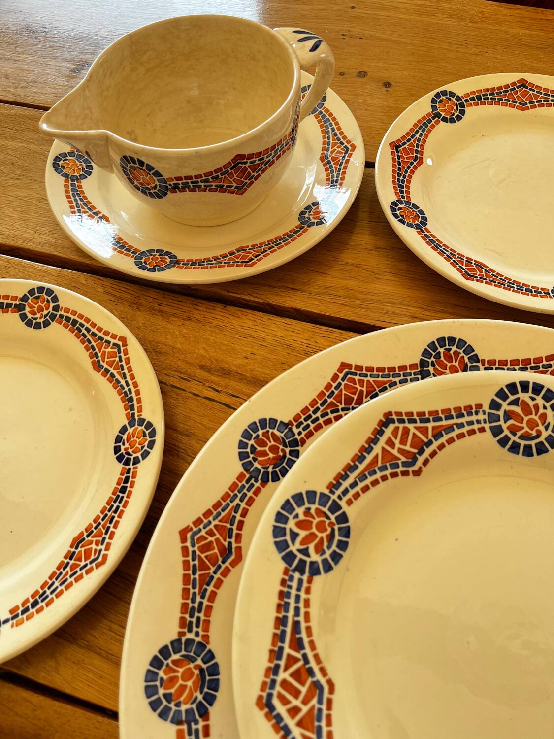Antique tableware set