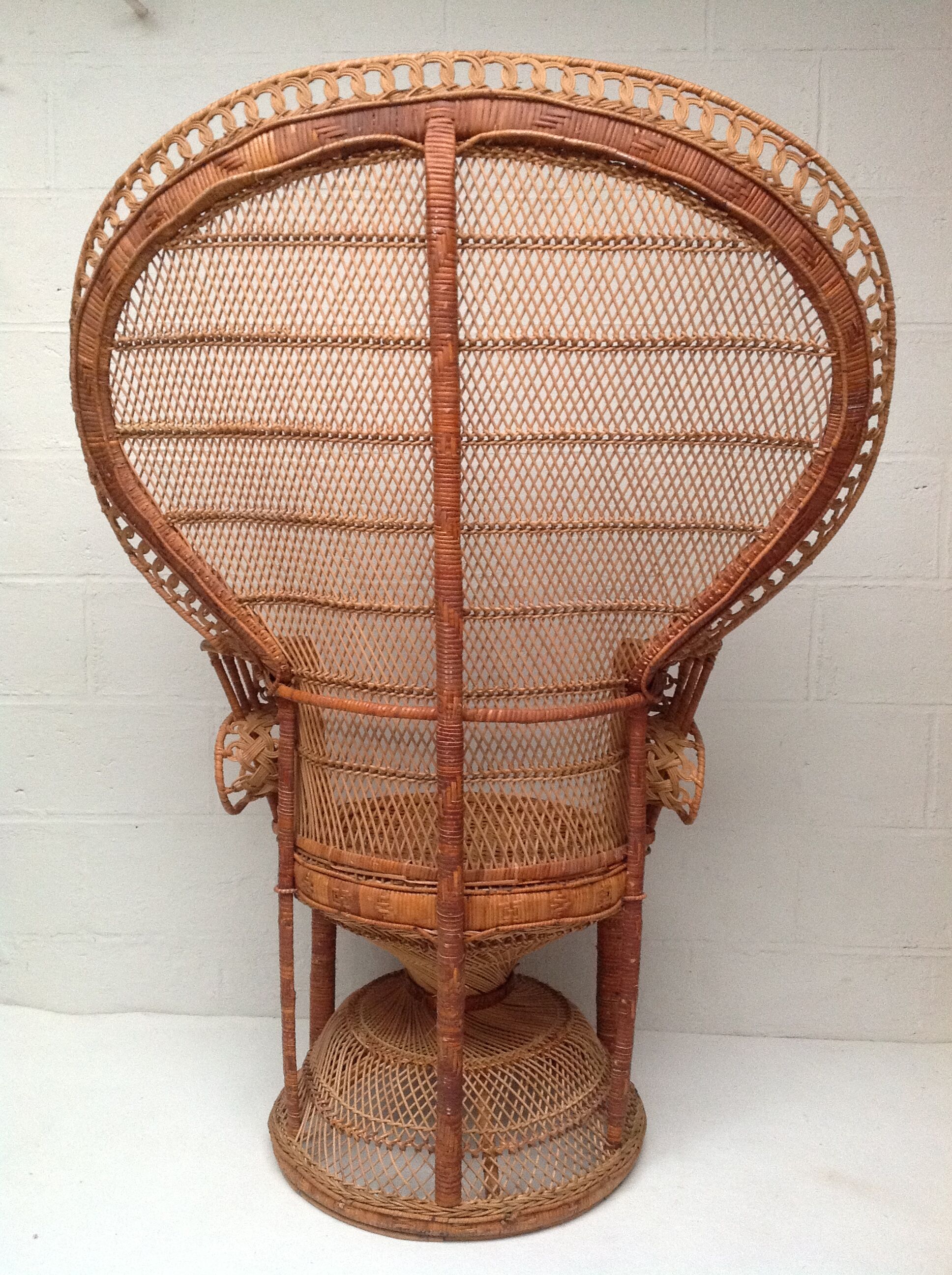 Armchair Emmanuelle rattan 1970