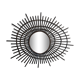 Vintage mirror 1960 orTF rattan sun - 80 x 67 cm