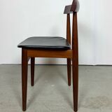 Hans Olsen Roundette table in Afromosia and chairs
