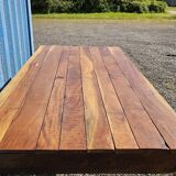 Rectangular teak dining table