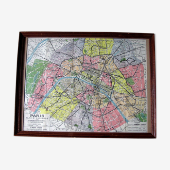 Plan Paris - Taride maps - 50s