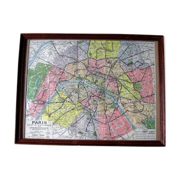 Plan Paris - Taride maps - 50s