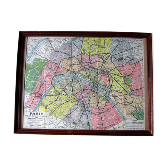 Plan Paris - Cartes Taride - années 50