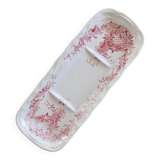 Small 19th-century dish in pink ironstone.