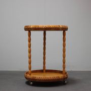 Mid-Century Table on Wheels, 1970s, Czechoslovakia
