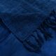 Contemporary Navy Blue Turkish Vintage Kilim Rug, 188x287Cm