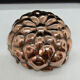 Set of 2 tinned copper cake molds