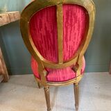Chaise medaillon style Napoleon III (3)