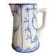 Old jug Sarreguemines Copenhagen 12 cm