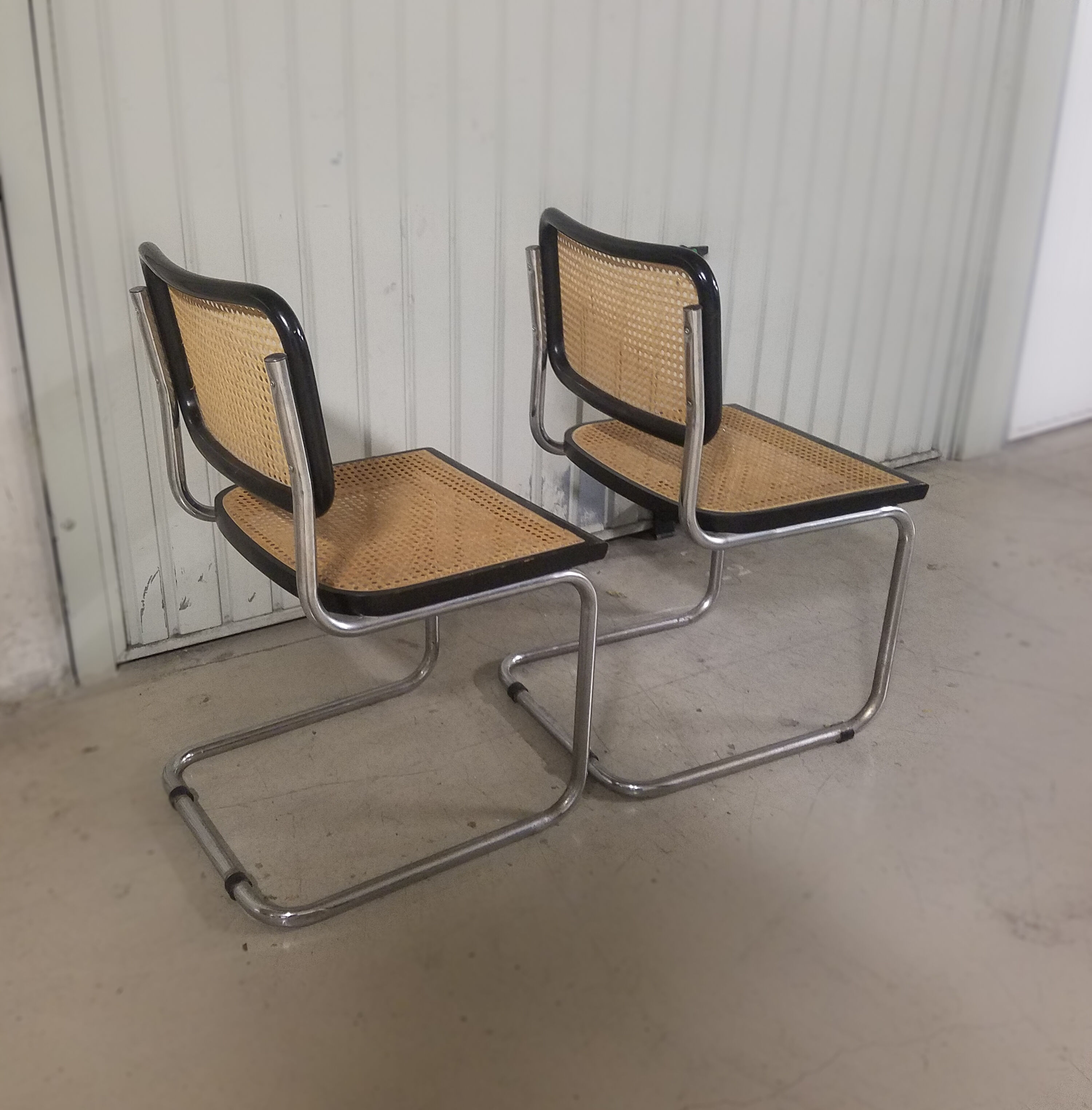Paire de chaises Cesca B32 de Marcel Breuer