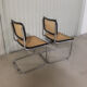 Paire de chaises Cesca B32 de Marcel Breuer