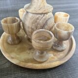 Marble liquor service