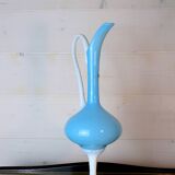 Italian glass vase, handmade, Florence region, Italy 1970s