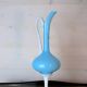 Italian glass vase, handmade, Florence region, Italy 1970s