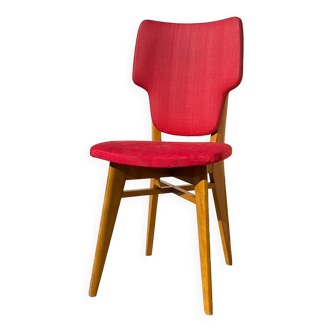 Retro vintage red graphic chair