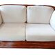 Two-seater sofa in bamboo and rattan by Maugrion for Roche Bobois.
