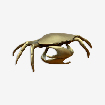Cendrier crabe en laiton années 50