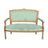 Louis XVI style gilded wooden sofa