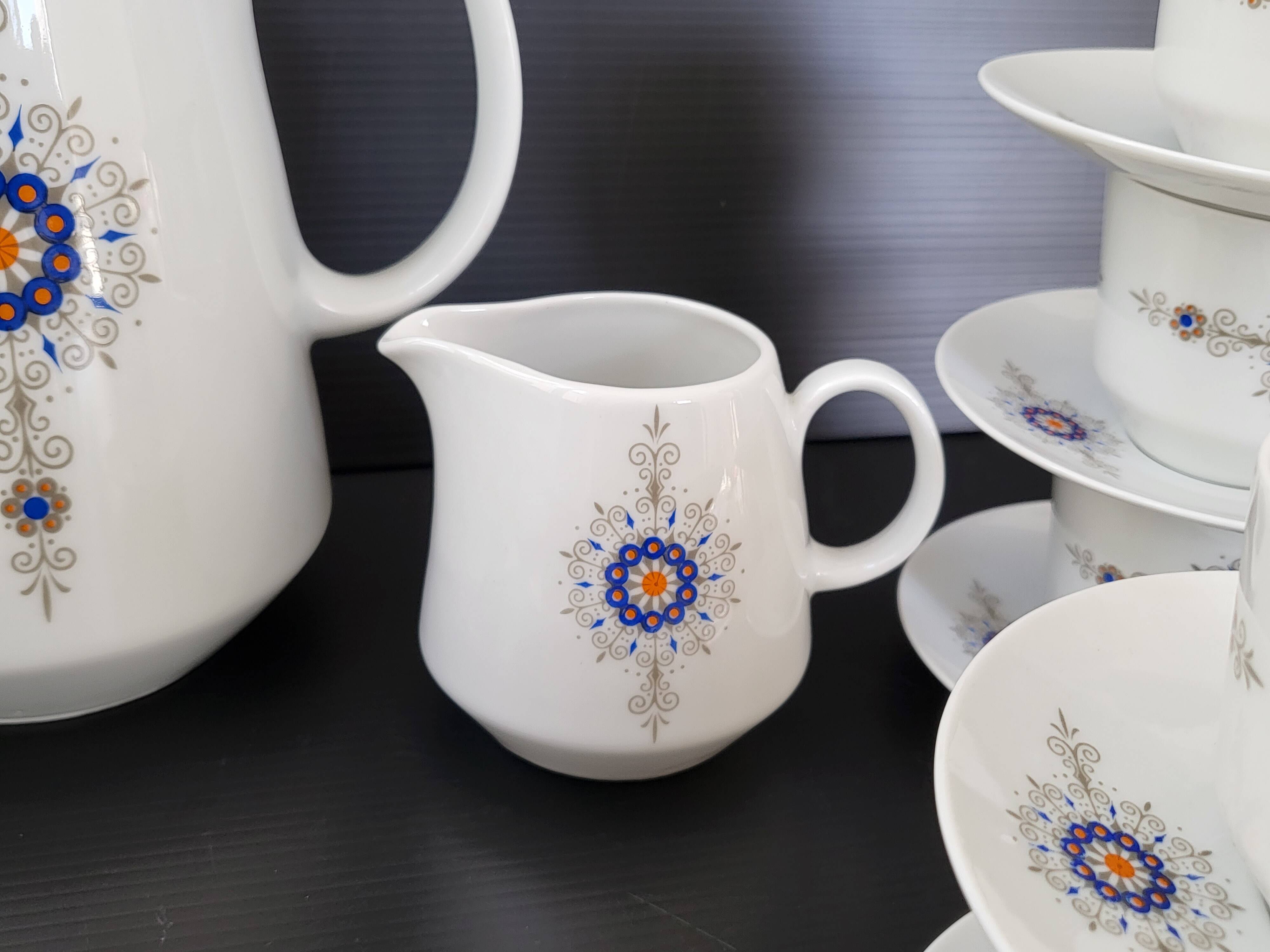 Vintage Bareuther Waldsassen coffee service 1970s