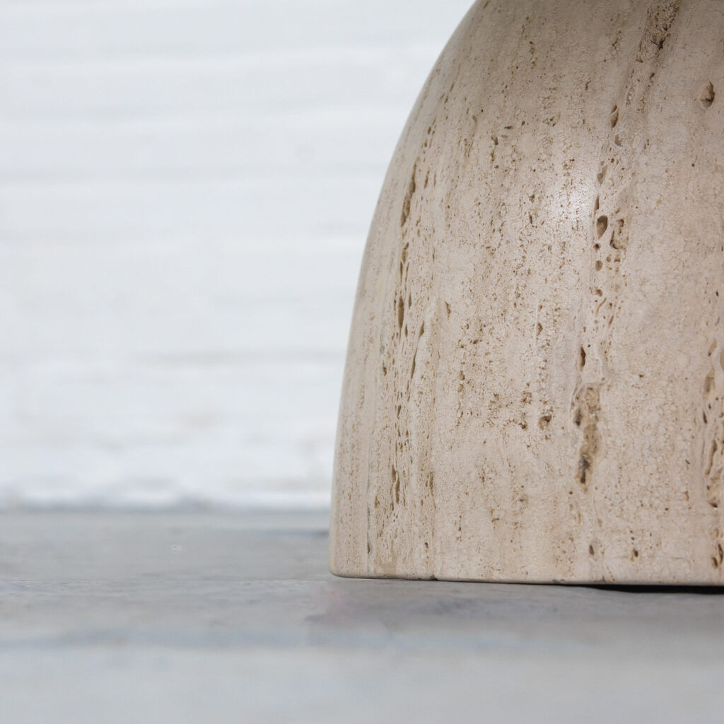 Travertin 'Finale' coffee table by Draenert 1970s