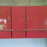 Red formica buffet