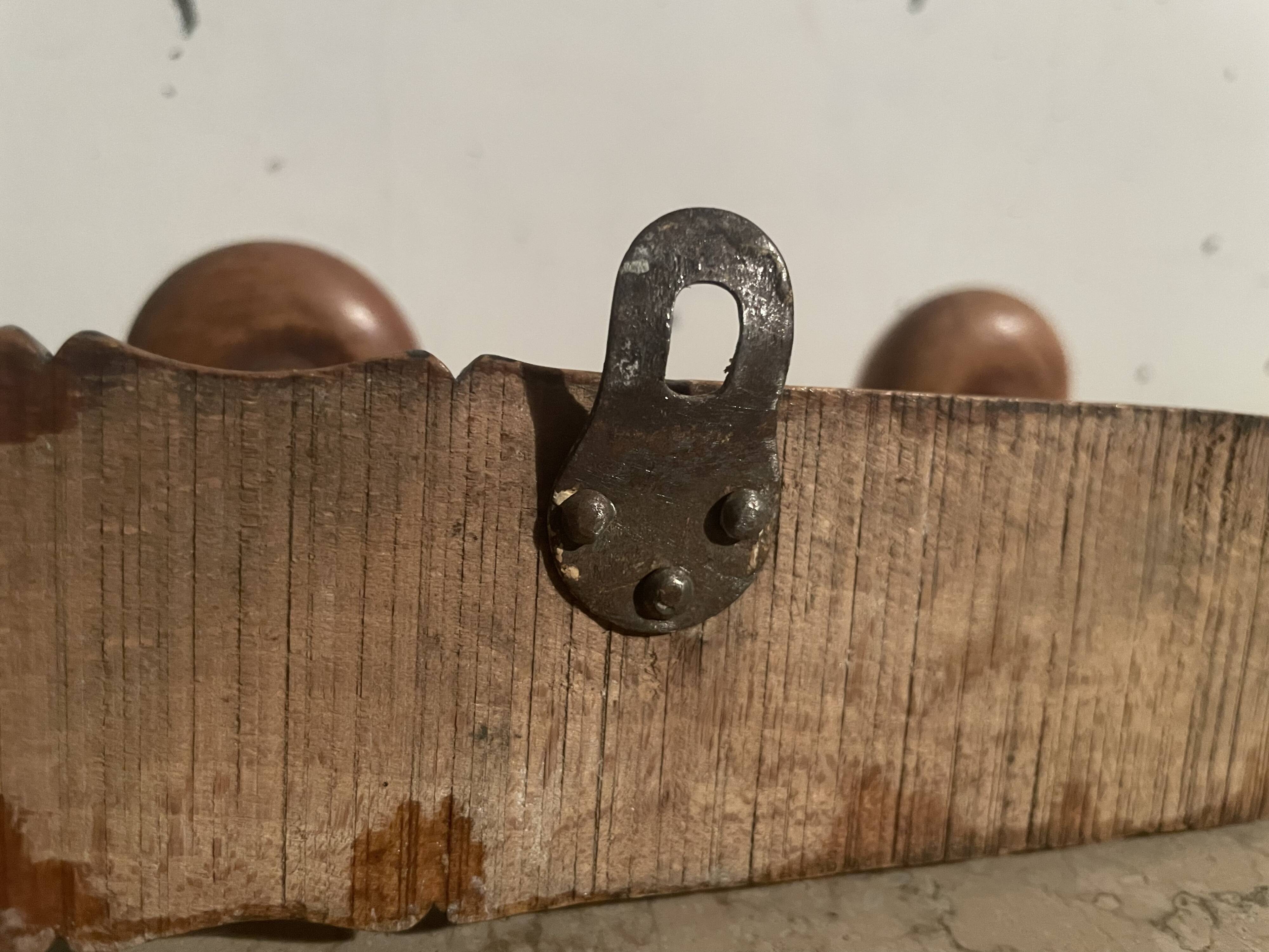 1960s faux bamboo coat hook