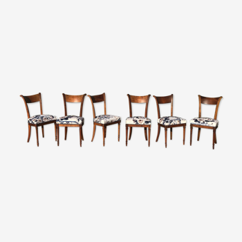 6 English-style dining chairs