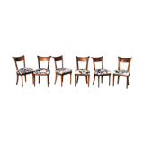 6 English-style dining chairs