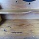 Walnut wall shelf, circa 1920/1930