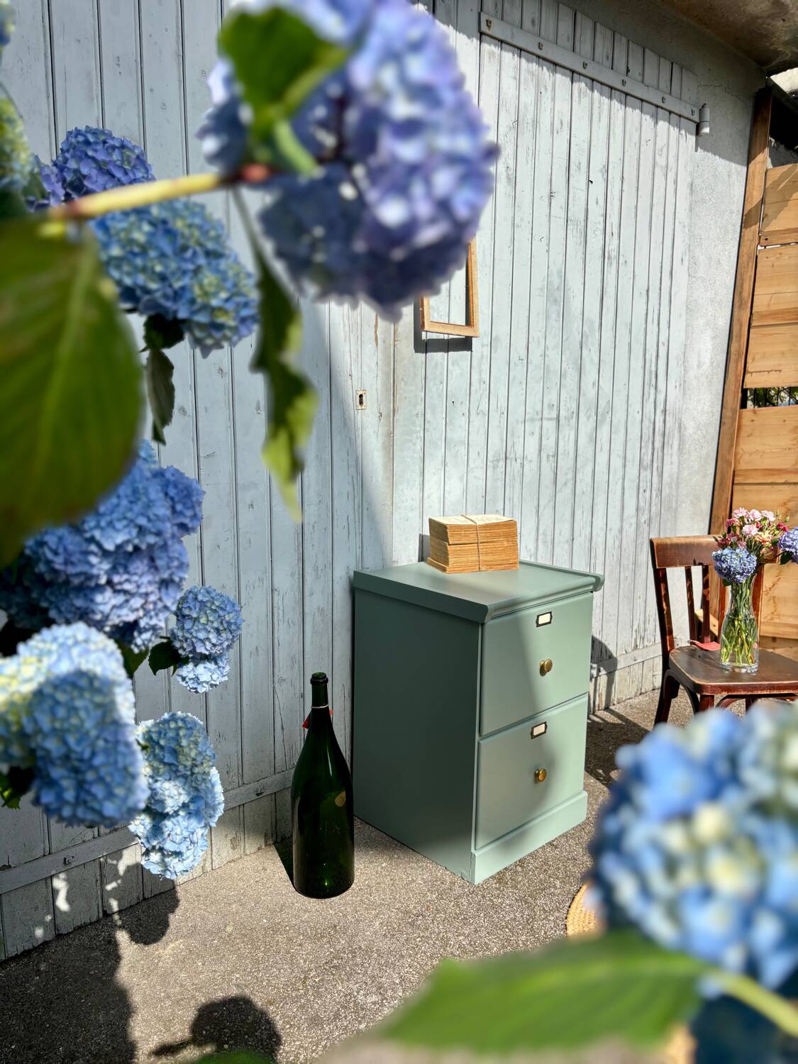 Vintage two-drawer cabinet